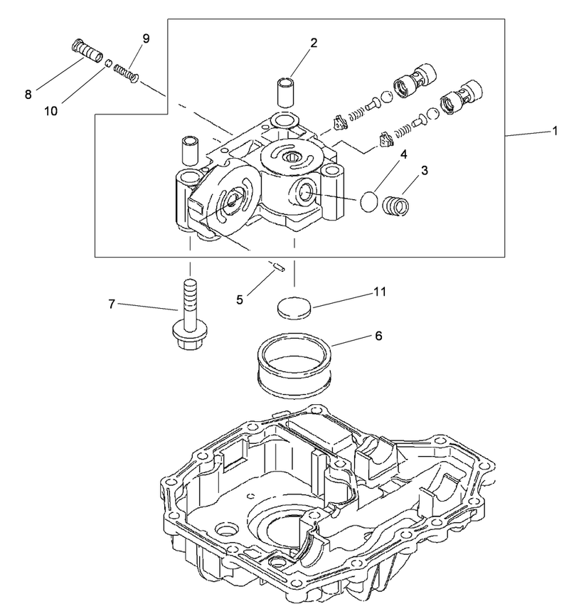 Center Case Assembly Transmission Assembly No 114 3155
