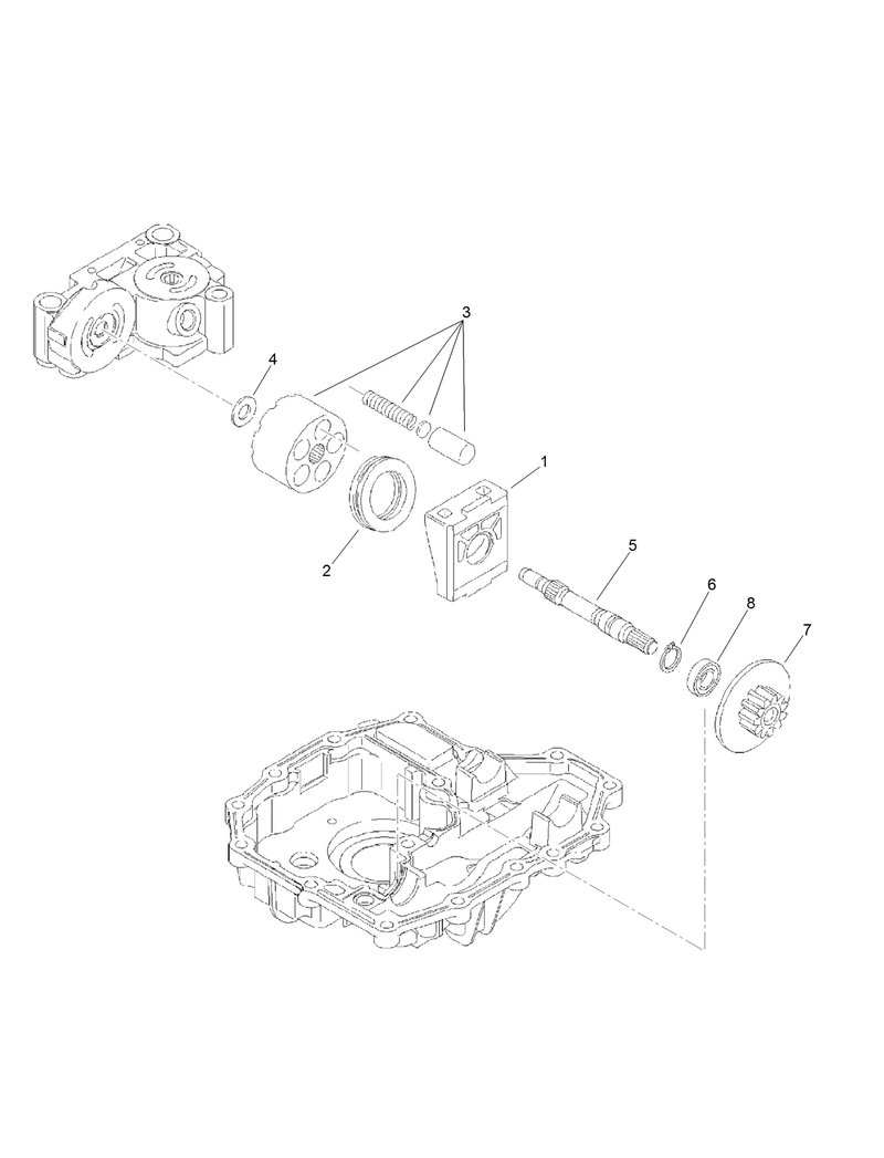 Motor Shaft Assembly Transmission Assembly No 114 3155