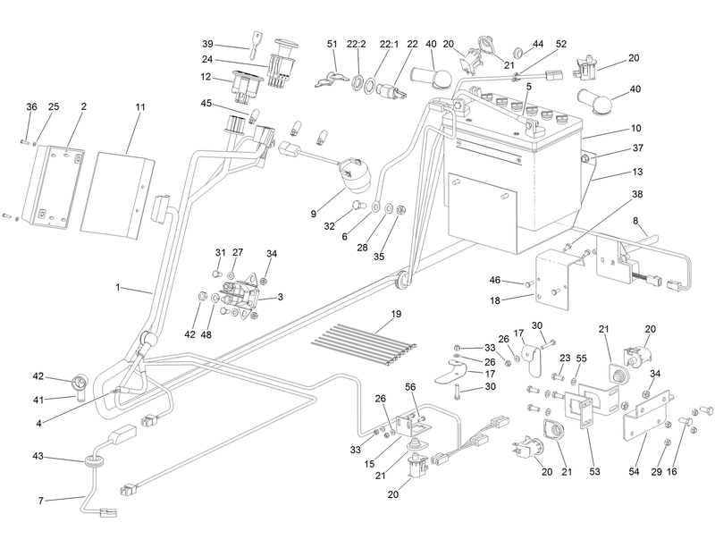 Battery and Electrical Assembly