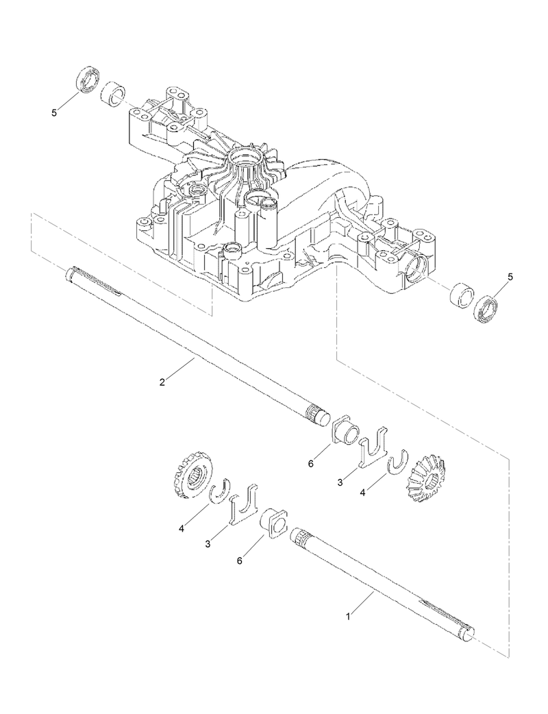 Axle Shaft Assembly Transmission Assembly No 114 3155