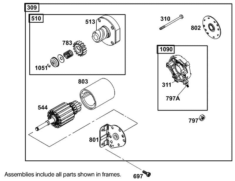 Engine Briggs and Stratton Model 406777 0157 E1