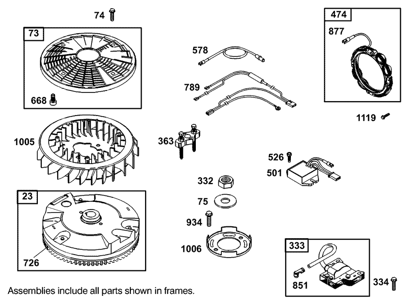 Engine Briggs and Stratton Model 406777 0157 E1
