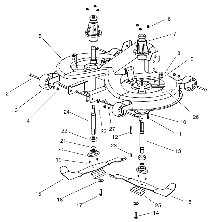 Operation Cutting Pan Assembly