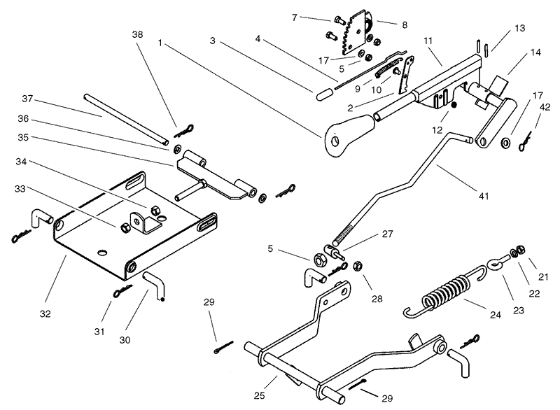 Operation Mower Lift Assembly