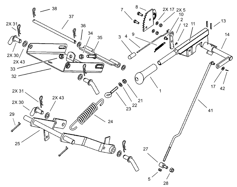 Operation Mower Lift Assembly