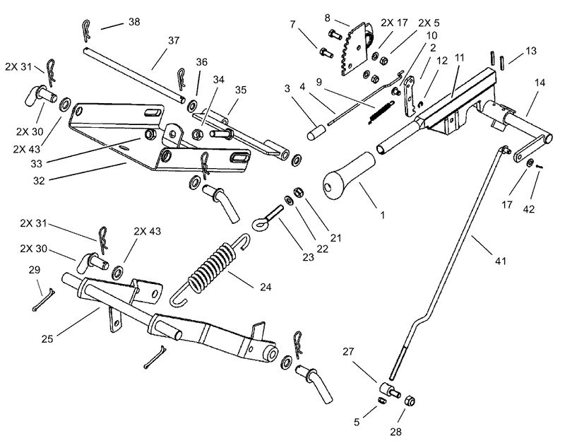 Mower Lift Assembly