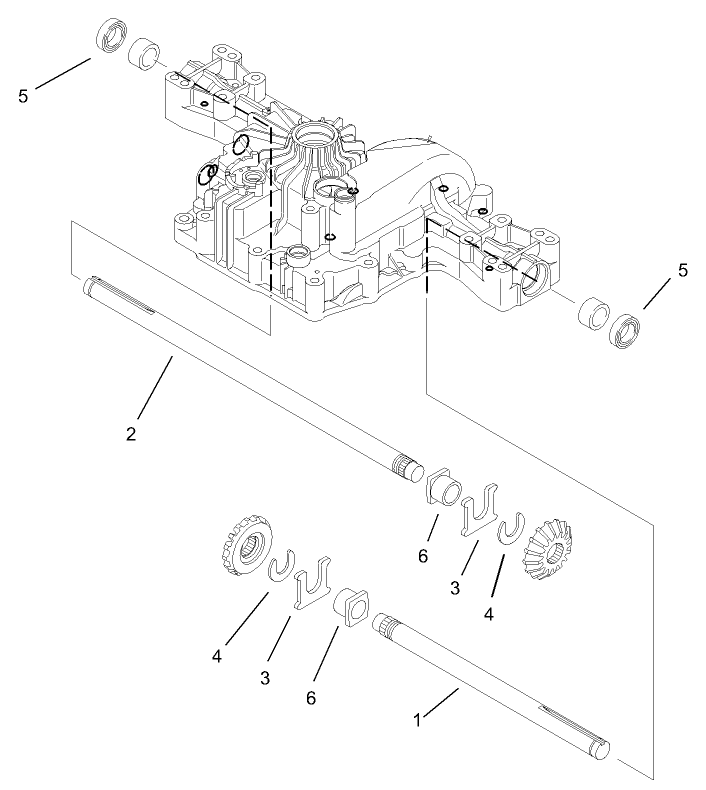 Axle Shaft Assembly Transmission Assembly No 104 2889