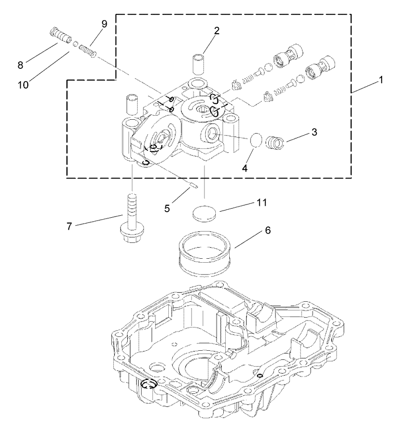 Center Case Assembly Transmission Assembly No 104 2889