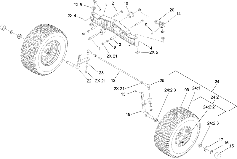 Front Axle Assembly