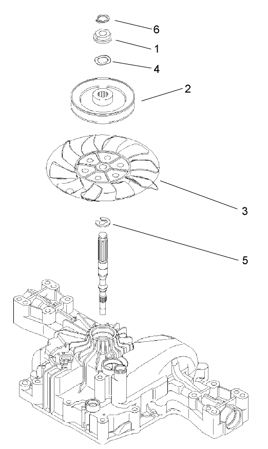 Fan Pulley Assembly Transmission Assembly No 104 2889