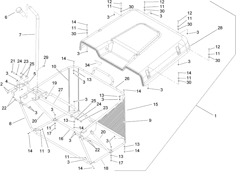 Grass Collector Assembly