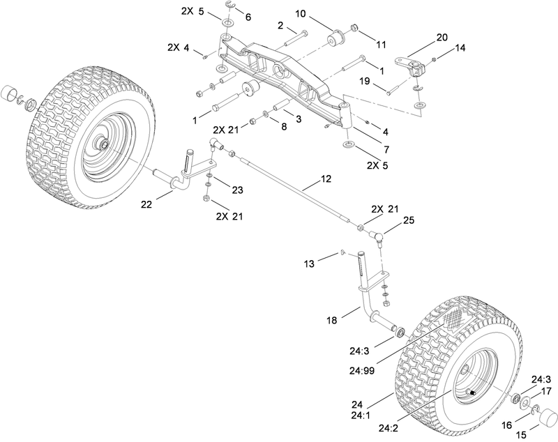 Front Axle Assembly