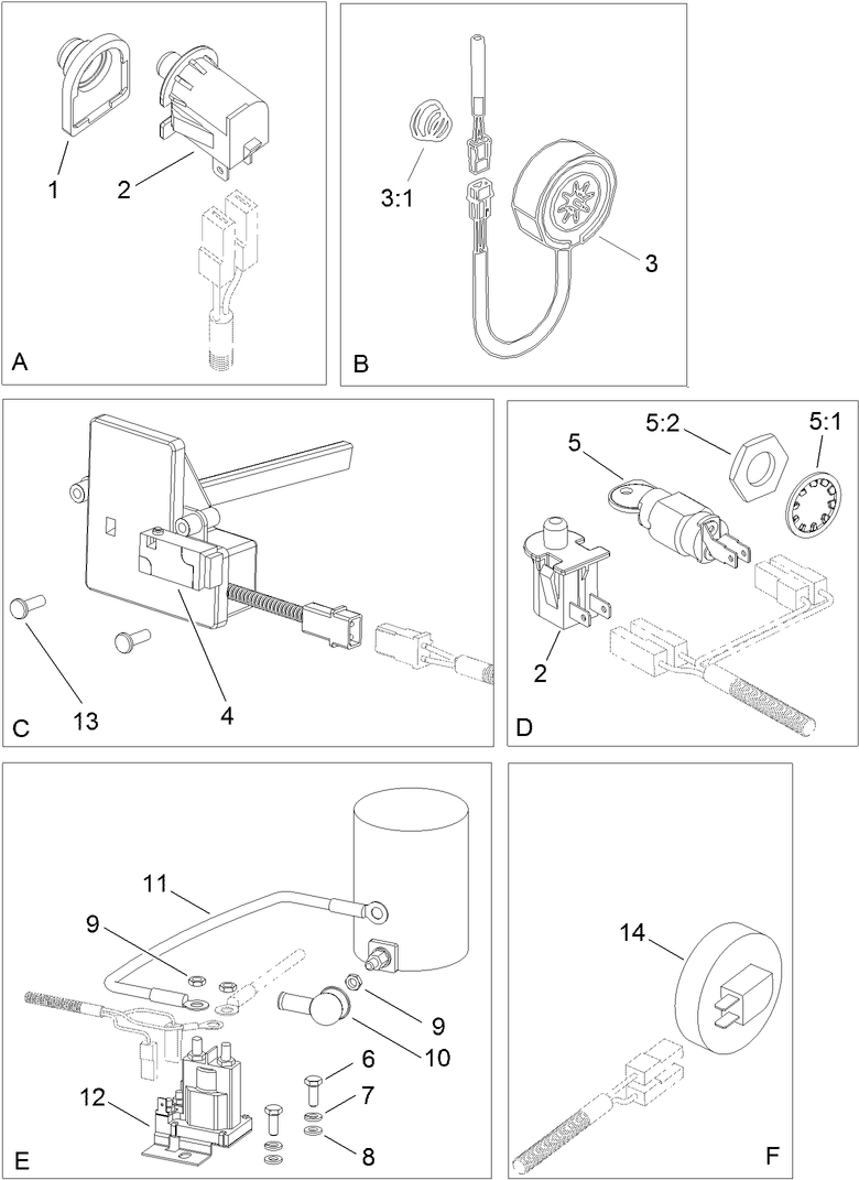 Electrical Switch Assembly No 1