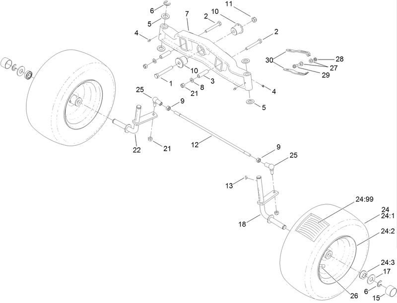 Front Axle Assembly