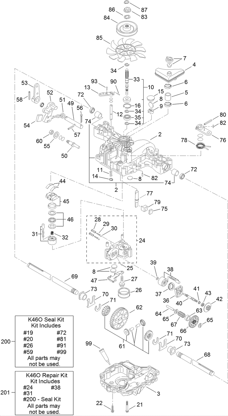 Transaxle Assembly No 121 0900