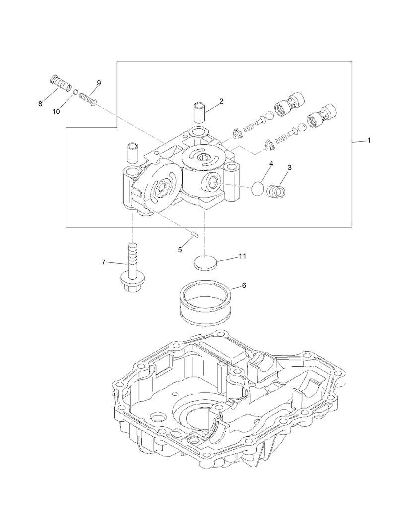 Center Case Assembly Transmission Assembly No 114 3155