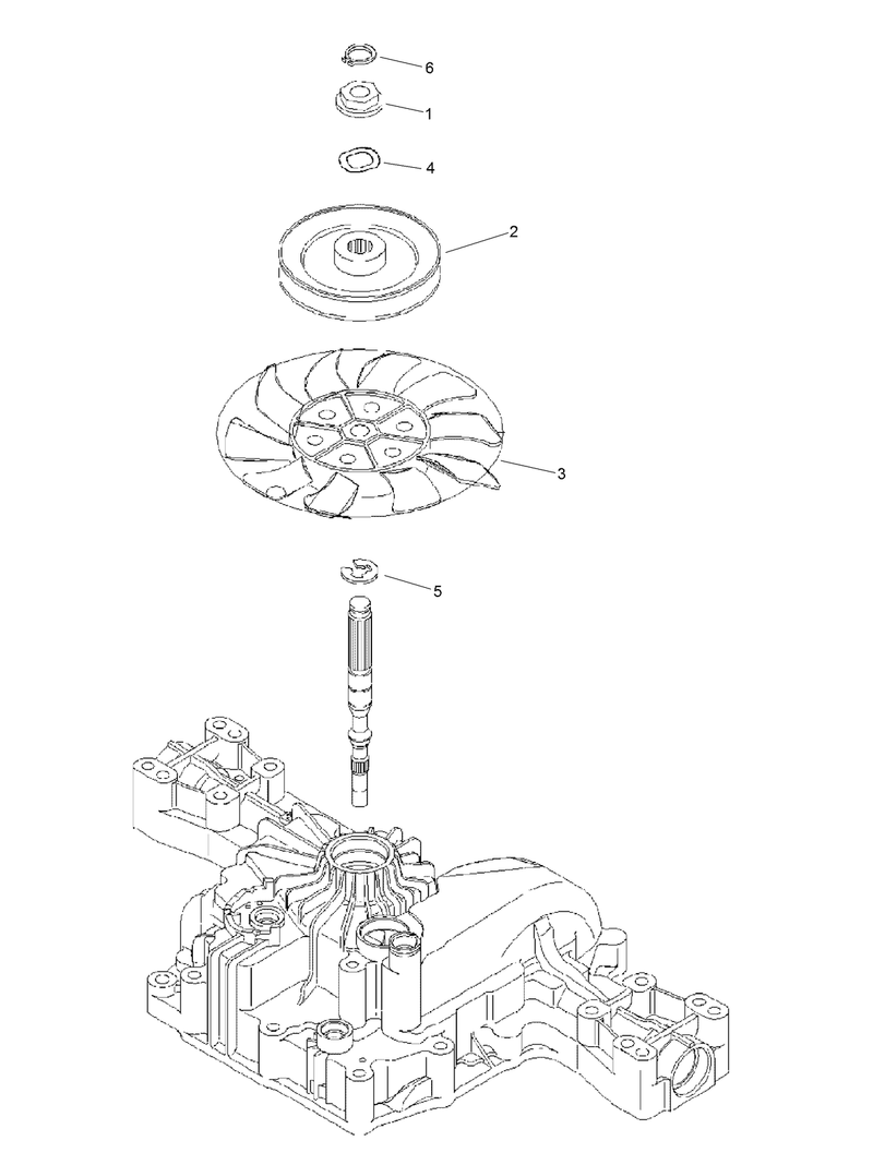 Fan Pulley Assembly Transmission Assembly No 114 3155