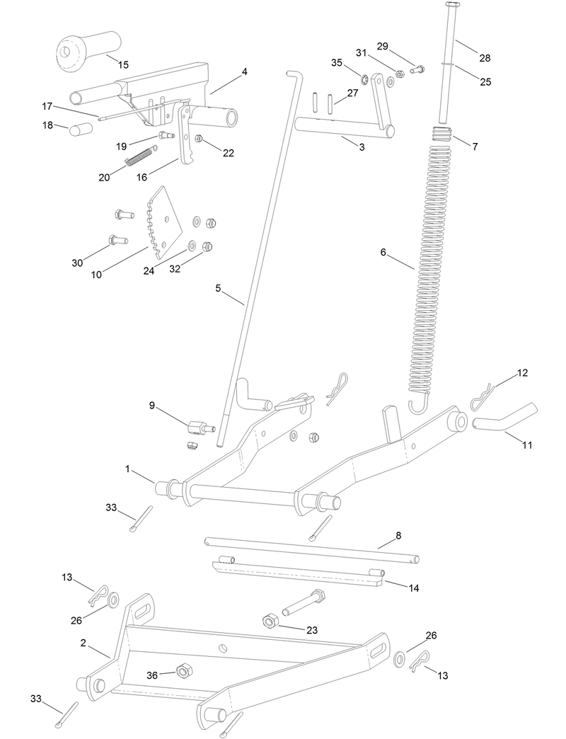 Mower Lift Assembly
