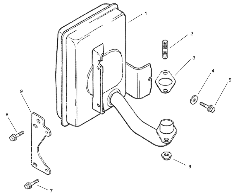 Exhaust Assembly Kohler CV 490 27503