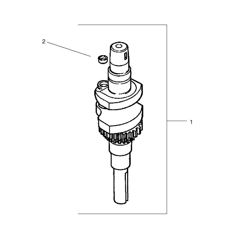 Crankshaft Assembly Kohler CV 490 27503