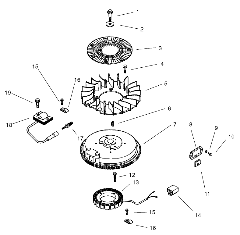 Ignition Electrical Assembly Kohler CV 490 27503