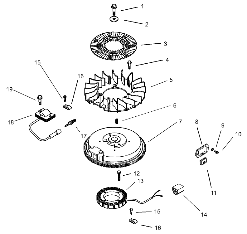 IgnitionElectrical Assembly Kohler CV 490S 27503