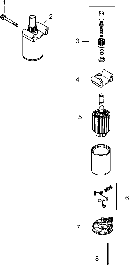 Starter Assembly Kohler Cv492s 27525
