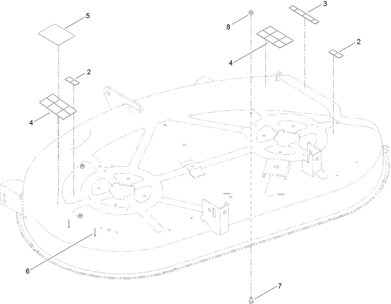 42 Inch Deck Assembly No 119 8840