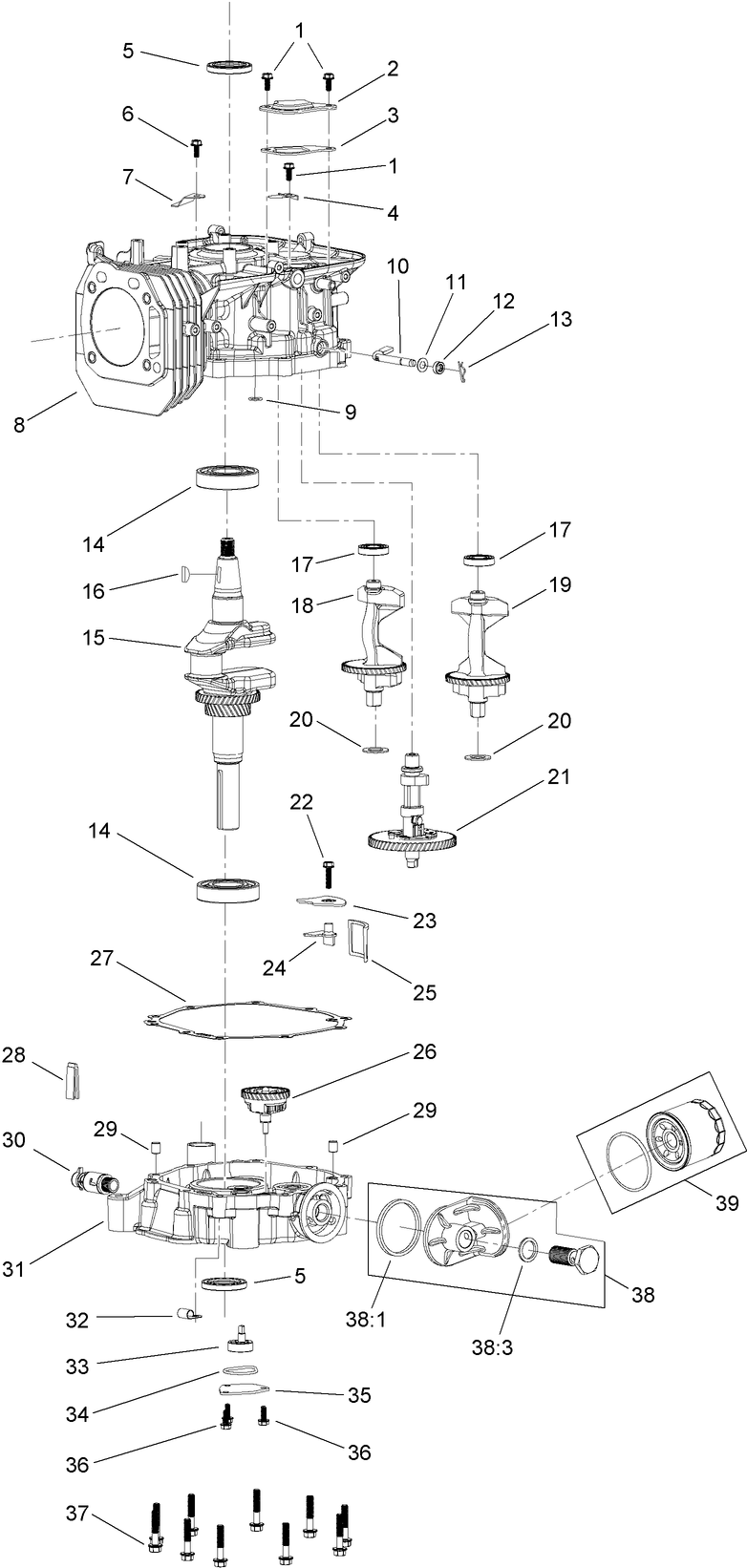No 3 Engine Assembly No 120 4335