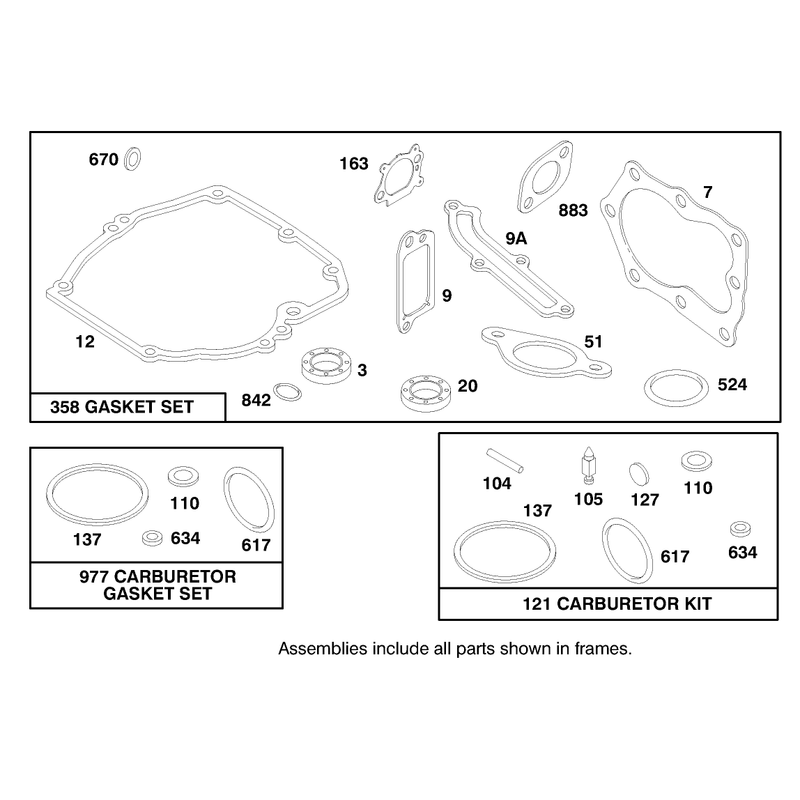 Engine Briggs and Stratton Model 12h807-0660-01