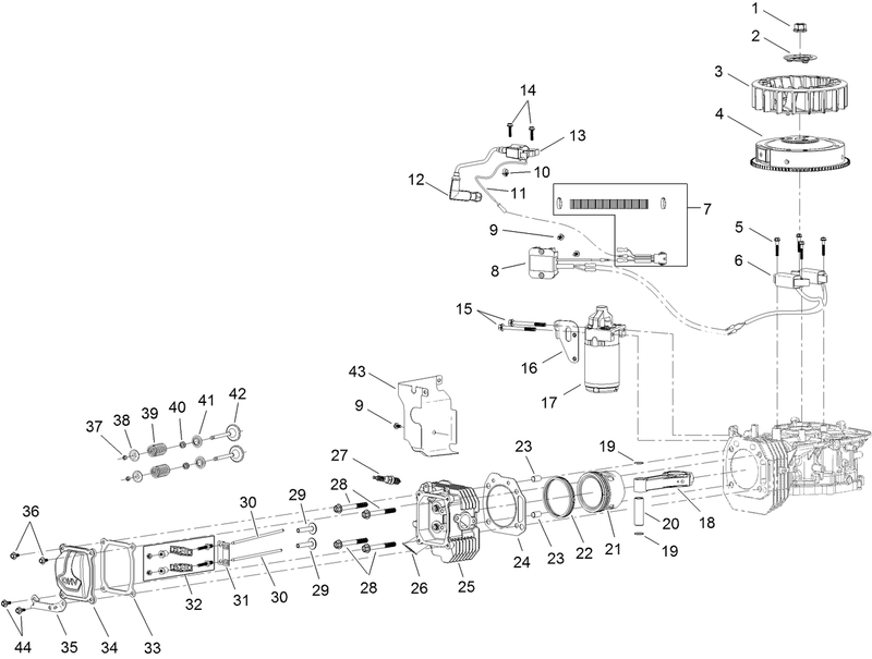 No 2 Engine Assembly No 120 4335