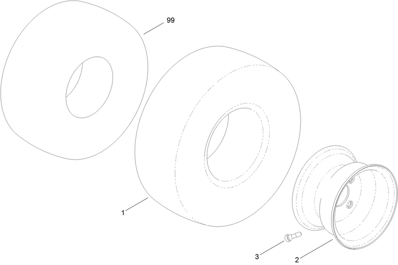 Wheel and Tire Assembly No 120 5523