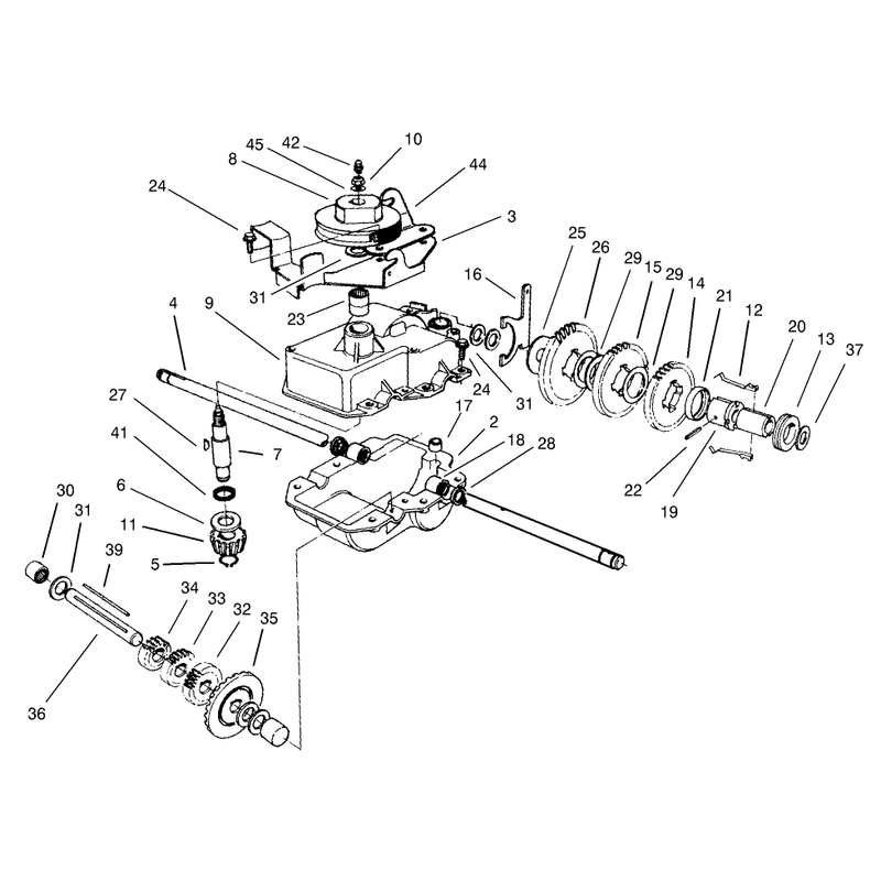Gear Case Assembly No 74-1861