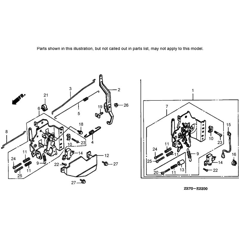 Control Assembly Honda GXV160K1-N1AH