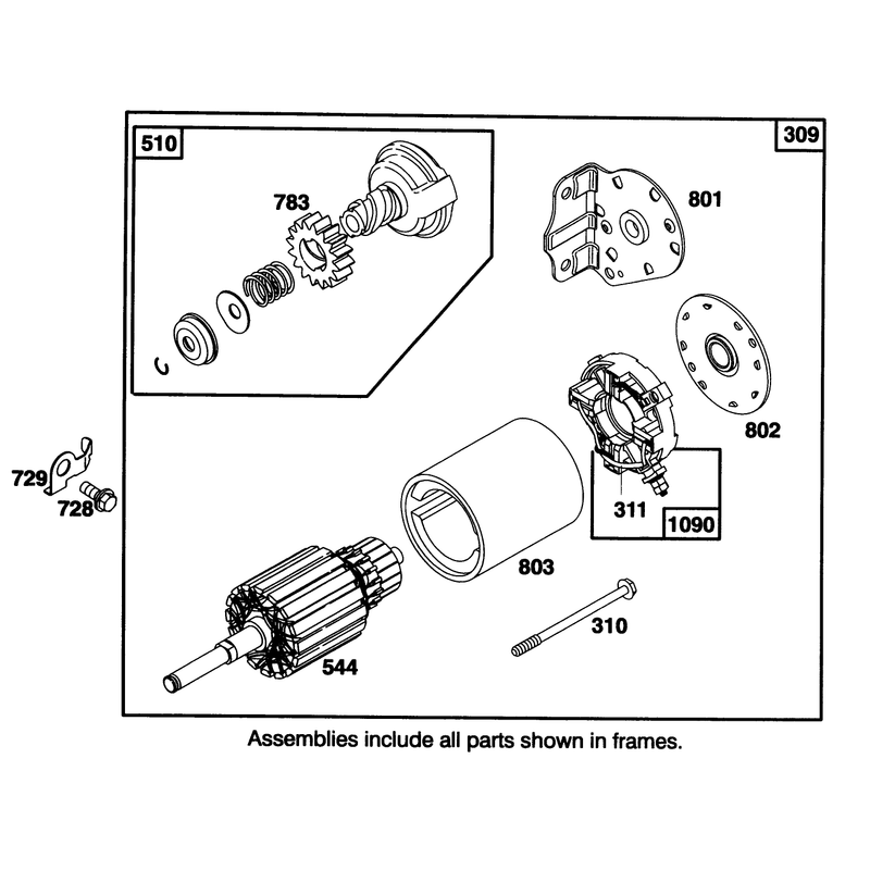 Engine Briggs and Stratton Model 28q777-0168-01
