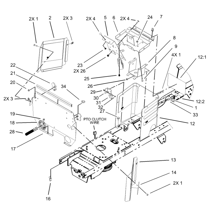 Hoodstand and Firewall Assembly