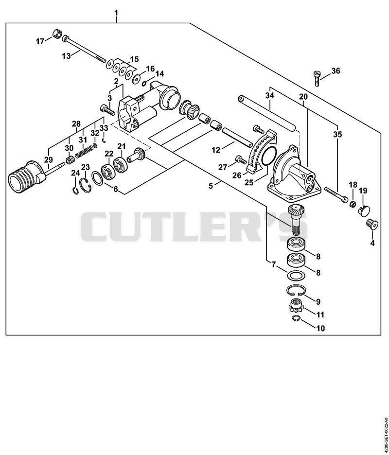 Angle drive 0° - 90° (24.2005)