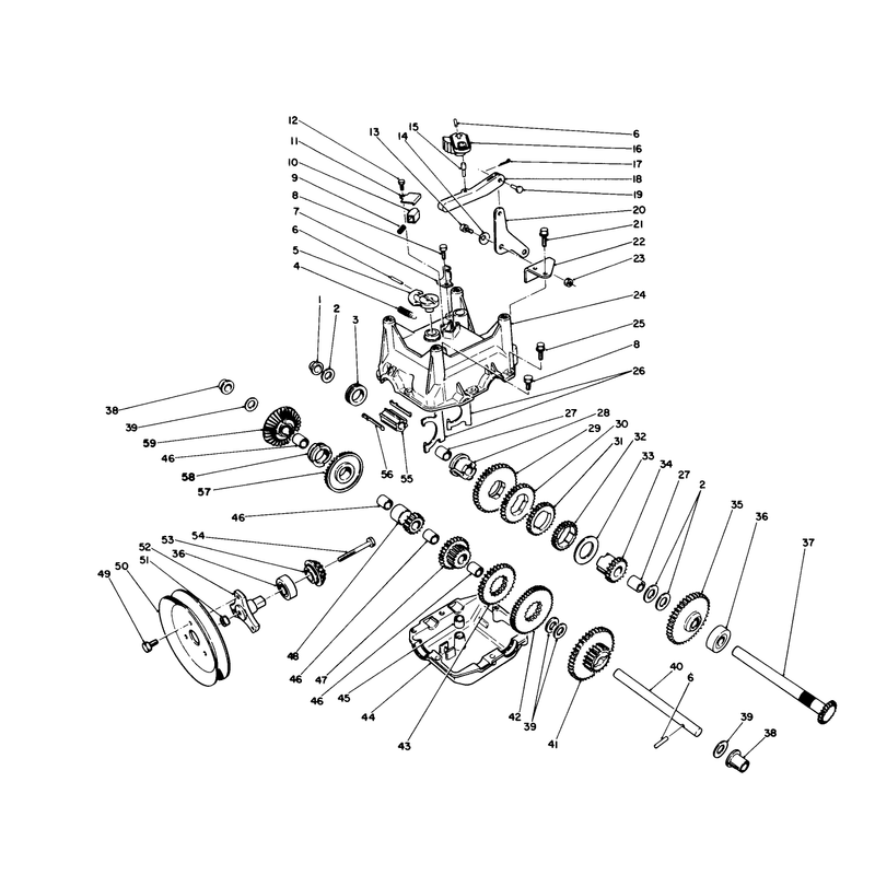 Transmission Assembly No. 66-8030