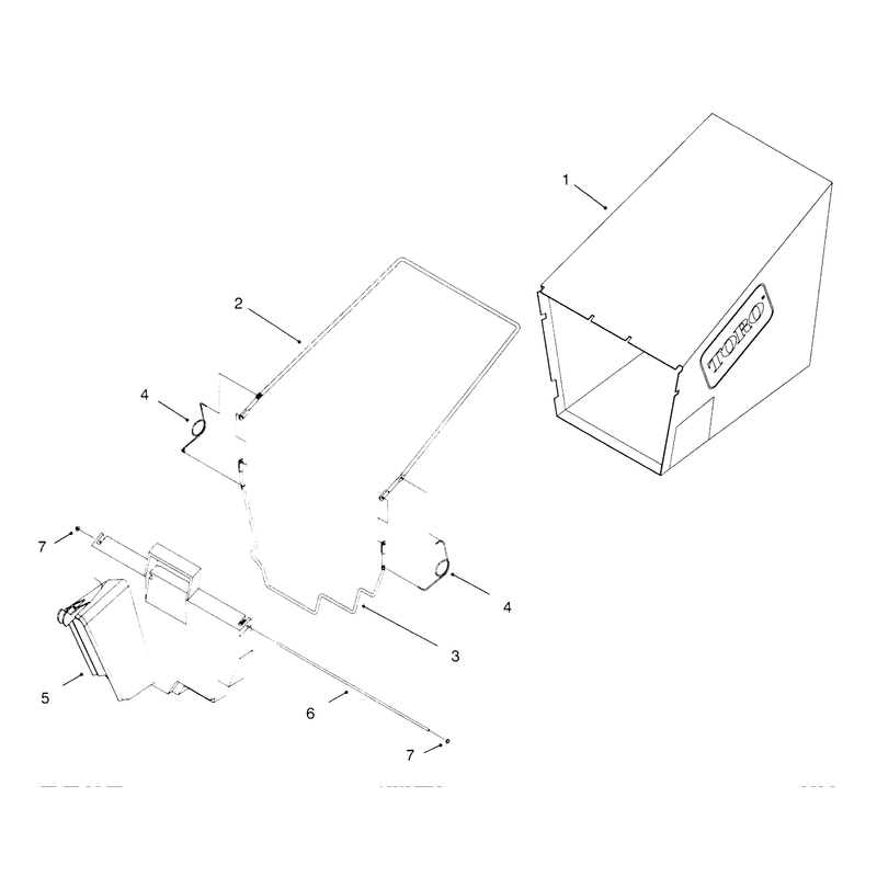 Rear Bagging Assembly Model No 20454 Only