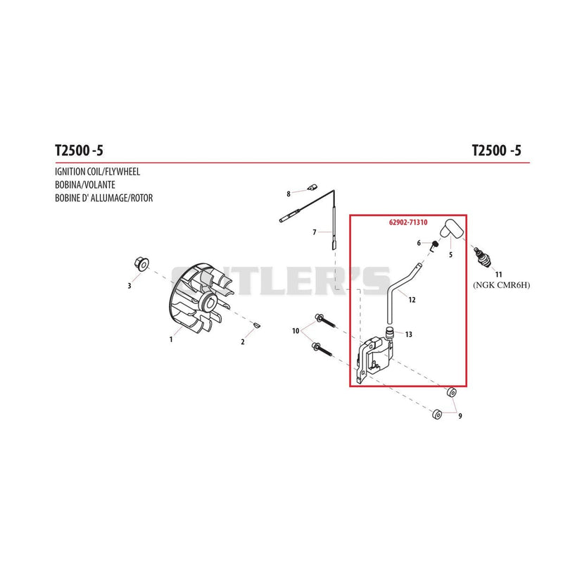 IGNITION COIL/FLYWHEEL