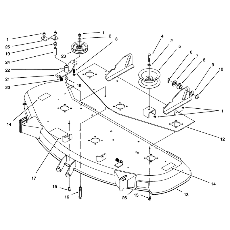 Deck & Idler Assembly