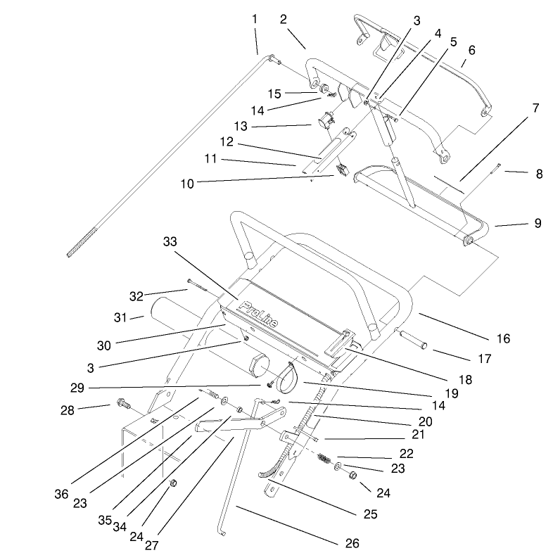 Upper Handle Assembly