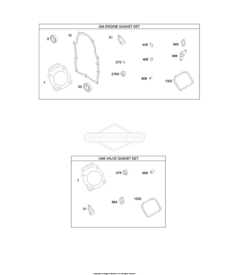 Engine Gasket Set, Valve Gasket Set