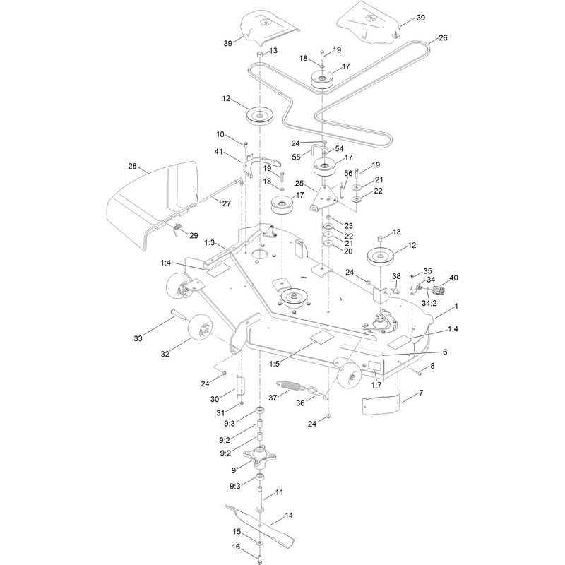 50 Inch Deck Assembly