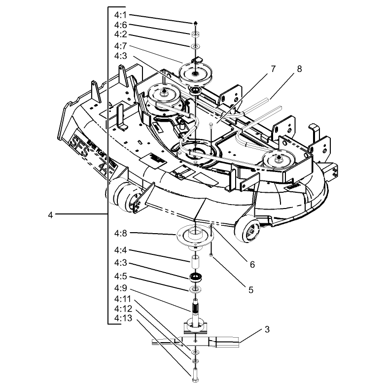 Deck Spindle Assembly