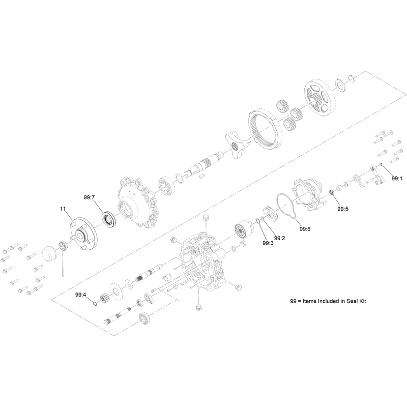 RH Hydraulic Motor Assembly No. 126-8133