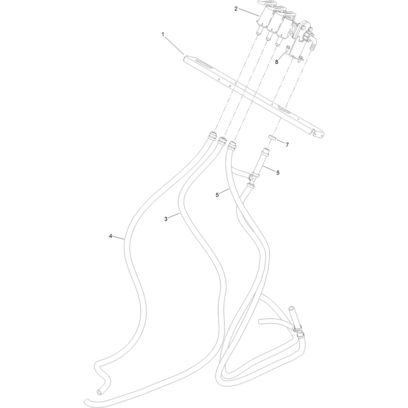 Control Valve Manifold and Hose Assembly