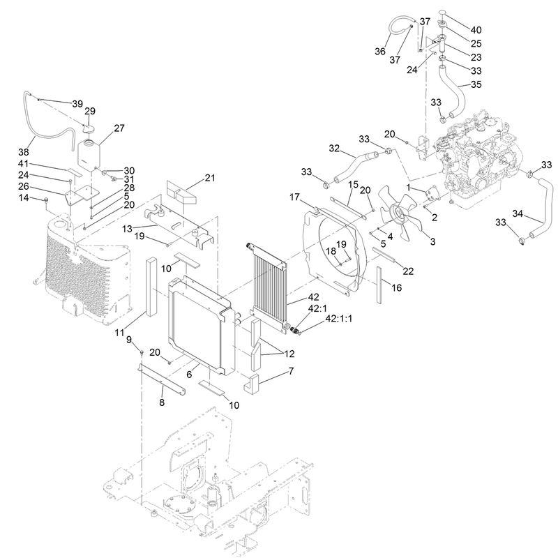 Radiator and Oil Cooler Assembly