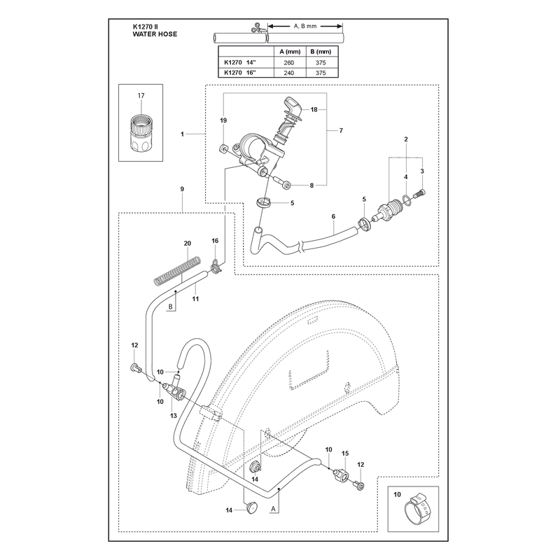 WATER HOSE KIT