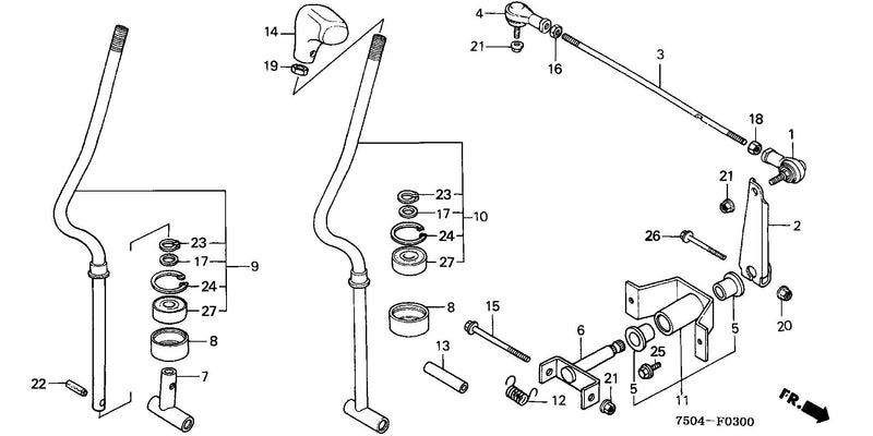 CHANGE LEVER@CHANGE ARM